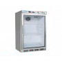 Armadio Refrigerato • Porta in Vetro •130 Lt. • Refrigerazione statica. +2°/+8°C • Esterno in Acciaio Inox