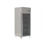 Armadio Refrigerato congelatore 650 Lt. - Porta in vetro - *LINEA ECO* Acciaio inox. -18/-22°C